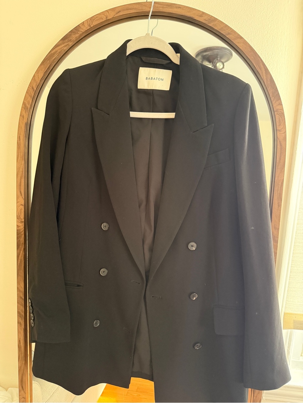 Babaton Black Double-Breasted Blazer 6